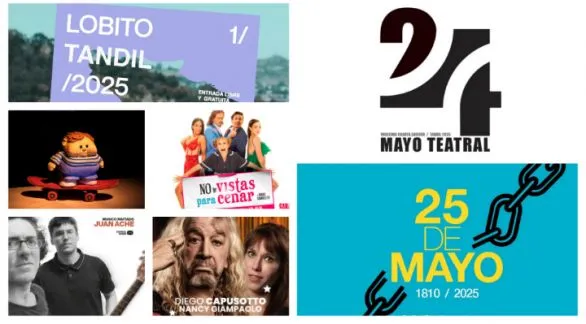 Agenda cultural del fin de semana: teatro, música, cine y festejos patrios en Tandil