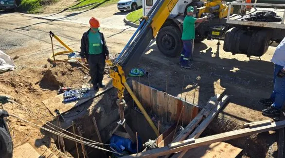 El lunes se cortará el agua en La Movediza para realizar la conexión de cañerías