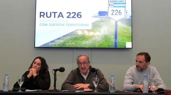 Expusieron a instituciones el trabajo realizado para contar con obras en Ruta 226 