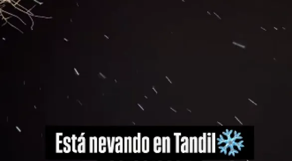 ¡Nevó en Tandil!
