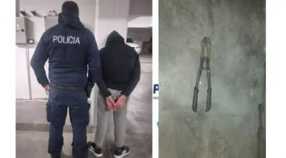Intentaron robar una moto y fueron sorprendidos por la policía