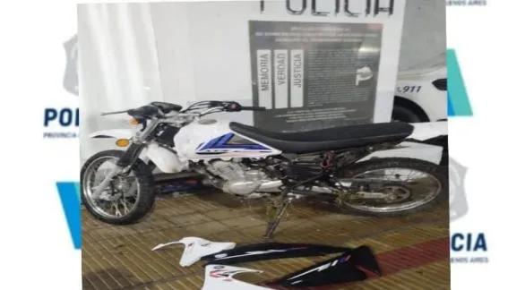 Un menor fue detenido tras robar una moto y fugarse por la Ruta 226