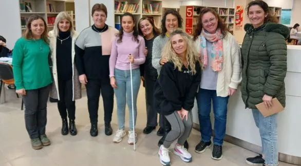 Señaléticas en Braille en la Biblioteca Central de la Universidad