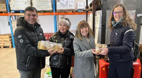 Productos de "El Arraigo" fueron donados al Hospital Municipal y al Banco de Alimentos