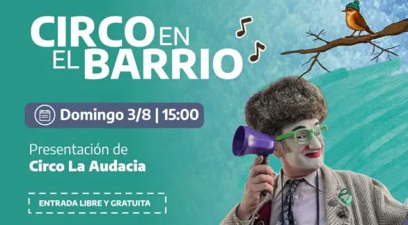 El domingo habrá función de circo gratuita en la Universidad Barrial