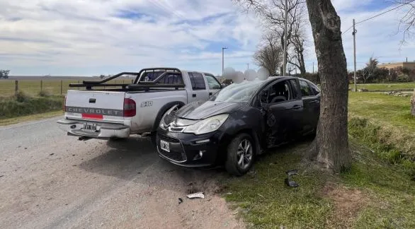 Una camioneta y un auto chocaron en Basso Aguirre y Peñasco
