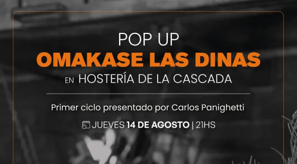Omakase Las Dinas llega a Hostería de la Cascada con una propuesta de cocina en vivo