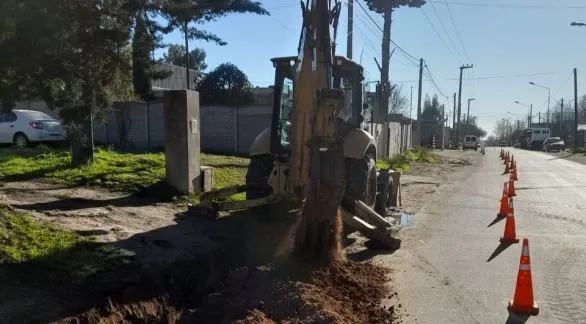 Iniciaron obras de extensión de la red de gas natural en distintas zonas de la ciudad