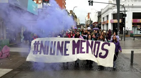 A pesar de la lluvia, en Tandil se marchó contra los femicidios