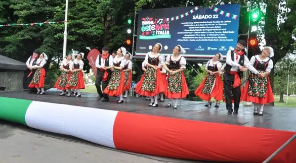 Comenzó el festival "Tandil Celebra Italia" en el Parque Independencia